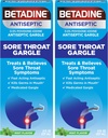 Betadine Sore Throat Relief Gargle, Mint Flavor, Fast Acting Antiseptic, Povidone-Iodine 0.5%, 8 oz (Pack of 2)