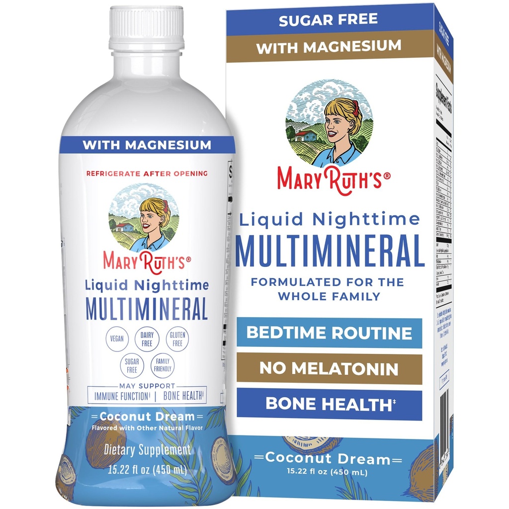 MaryRuth Organics Liquid Nighttime Multimineral 