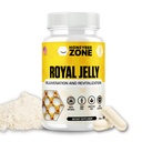 HONEYBEEZONE-Royal Jelly Capsules – 500 mg Energy, Glowing Skin and Brain Booster Supplement | Non-GMO, Gluten-Free, 60 Easy-to-Swallow Veggie Capsules