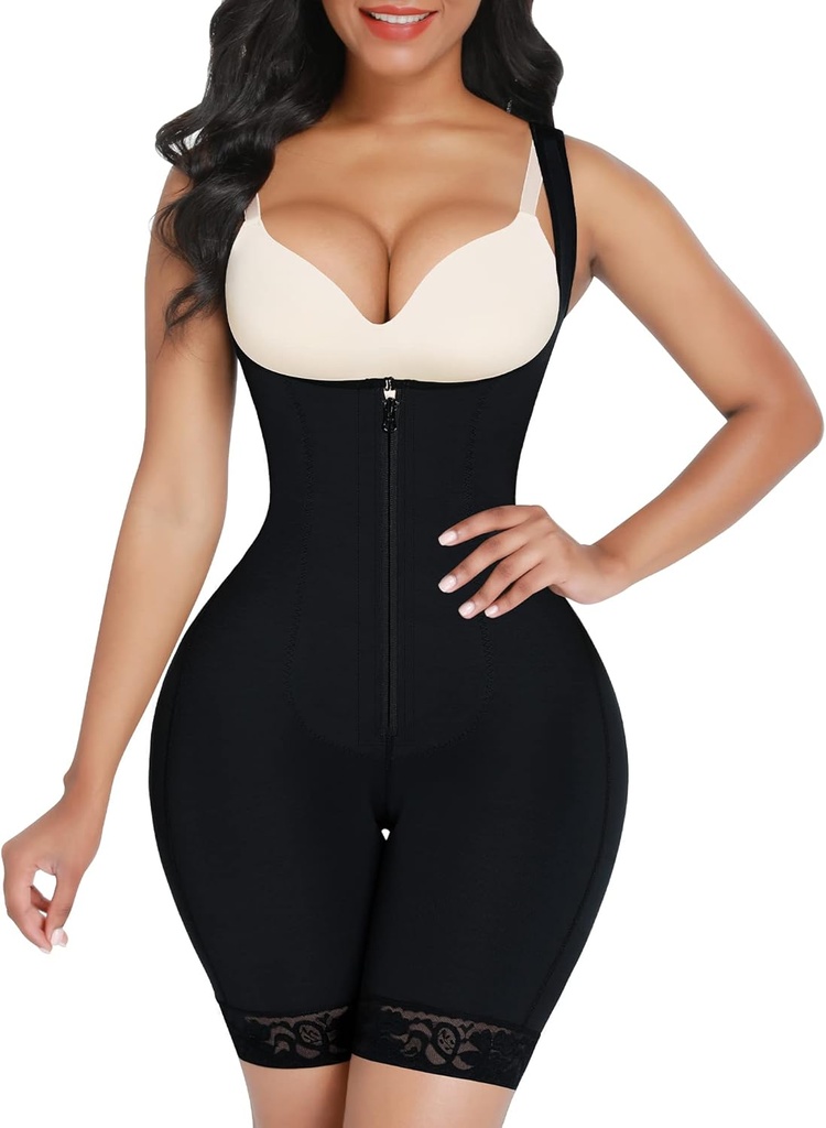 FeelinGirl Fajas Colombianas Shapewear for Women Tummy Control BBL Stage 2 Post Surgery Compression Body Shaper