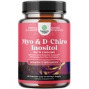 Myo-Inositol & D-Chiro Inositol συμπλήρωμα για τις γυναίκες - Choline συμπλήρωμα του Ρυθμιζόμενου Εμμηνορροϊκού Κύκλου, Γονιμότητας & Ορμονικής Ισορροπίας - Γυναικεία Καψάκια Ισορροπίας με Myo & D-Chiro - 60 Caps
