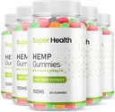 (5 Pack) Super Health Hemp Gummies - Επίσημη Φόρμουλα - Super Health Gummies Extra Strength with 25mg Per Gummy and 1500mg per Bottle, Ποικιλόμορφη Γεύσεις Gummies Maximum Strength New 2023 (300 Gummies)