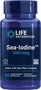 Life Extension Taurine 1000mg and Sea-Iodine 60 Capsules Supplement Bundle