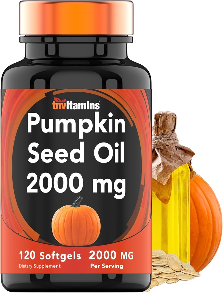 tnvitamins Pumpkin Seed Oil - 2000 mg Per Serving x 120 Softgels 