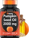 tnvitamins Pumpkin Seed Oil - 2000 mg Per Serving x 120 Softgels 