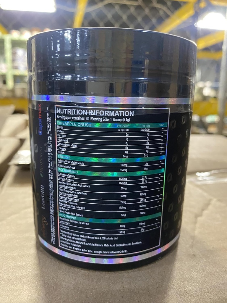 ONEST Hyperburn Fat Burner Powder – 153g (30 services) Enhanced Energy Boost & Performance support Supplement Μεταβολισμός Booster & Sports Nutrition Powder για άνδρες και γυναίκες