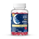 Μανούλας Bliss παιδιά ύπνος μελατονίνη Gummies, Χωρίς τεχνητά χρώματα, Γεύσεις ή Ζελατίνη, Φράουλα γεύσης παιδικό μελατονίνη Gummies, ηλικία 3+, 60 κόμης