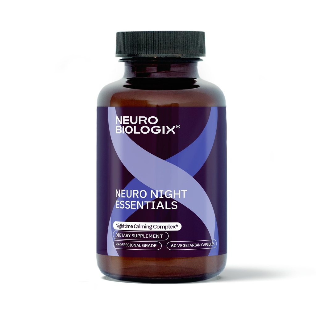 Neuro Night Essentials – Natural Nighttime Support with GABA, Melatonin, Valerian Root, LTheanine, Magnesium & More – Προάγει την χαλάρωση, την ισορροπία και την ανάπαυση Mo 60 κάψουλες Veg – Κατασκευάζονται στις ΗΠΑ