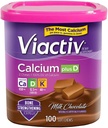 Viactiv Max Formula Calcium +Vitamin D3 συμπλήρωμα για σοκολάτα γάλακτος για την υγεία των οστών, 100 μαλακά μάσημα - 6 συσκευασία