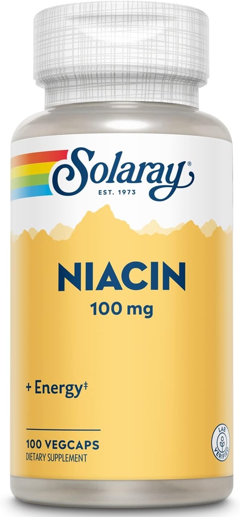 SOLARAY Niacin 100 mg, Βιταμίνη B3 