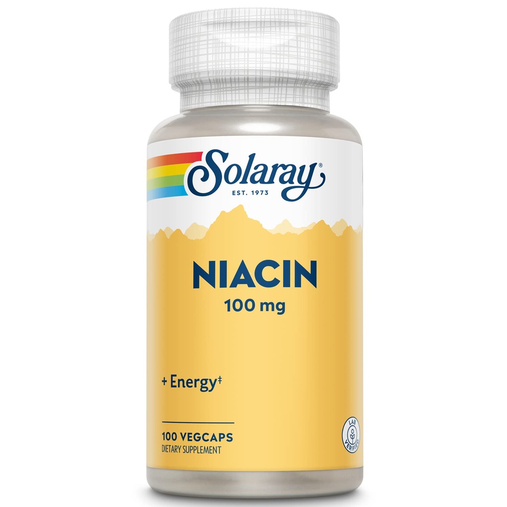 SOLARAY Niacin 100 mg, Βιταμίνη B3 