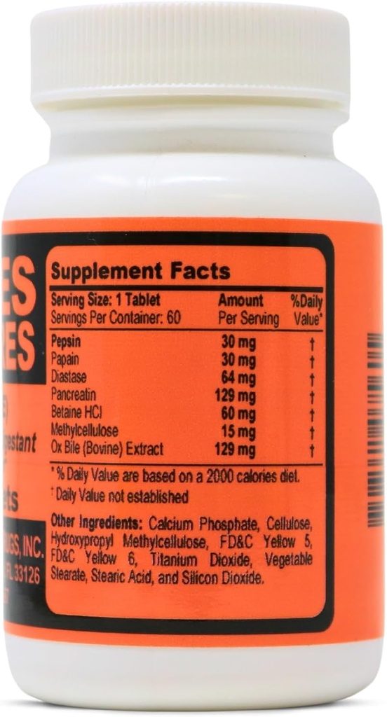 (OX Bile) με Ενζυματικά Διγεστάν 60 δισκία.