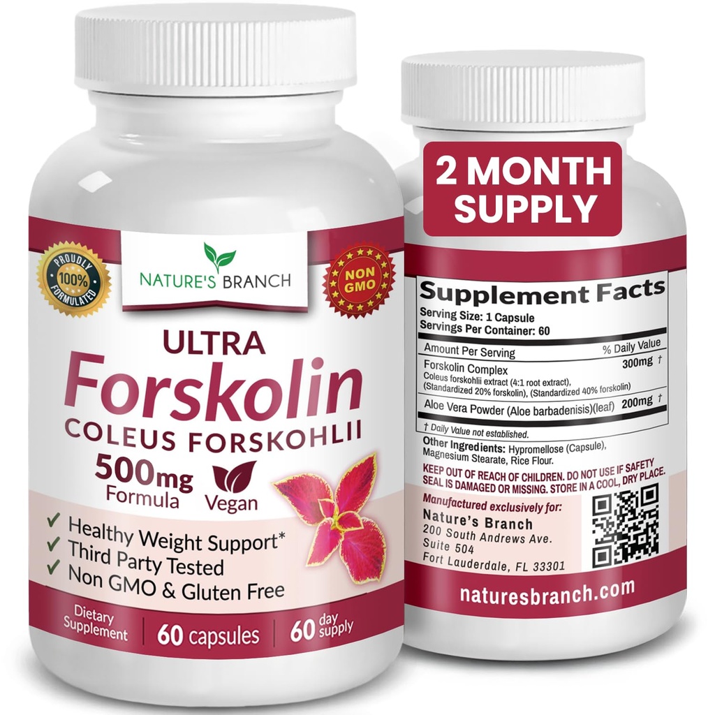 Ultra Pure Forskolin for Weight Management Maximum Strength 