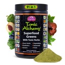 Δράκος Βότανα Τονωτικά Αλχημεία Superfood Πράσινοι σκόνη με 91 συστατικά: Τονωτικά Βότανα, Ashwagandha, Μανιτάρια, Προβιοτικά, Super Greens, Seaweeds, Φρούτα, Λαχανικά, Spirulina - 30 Σερβίρεις