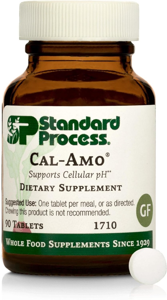 Πρότυπο Cal-Amo διαδικασίας - Cellular Health Support Supplement - Συμπλήρωμα υποστήριξης πνεύμονα με ασβέστιο & Χλωριούχο - Υποστήριξη Υγιεινές αναπνευστικές λειτουργίες - 90 δισκία