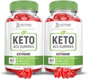 (2 Pack) Slimlife Evolution Keto ACV Gummies Extreme 2000MG Slim Life Evolution Keto Gummies Slimlife Keto Gummy Apple Cider Vinegar Formated with Romegranate Beet Juice Powder B12 120 Gummies