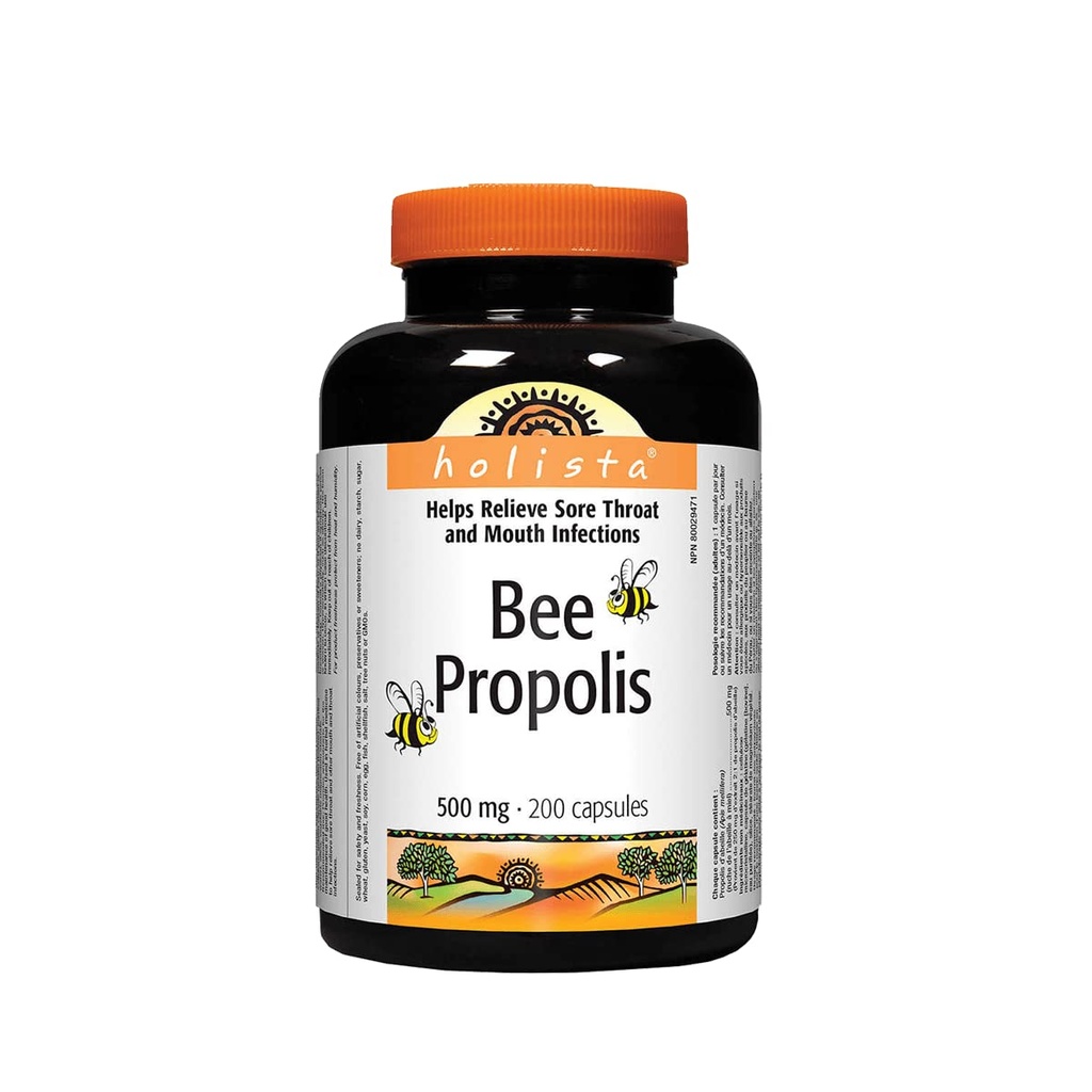 Holista Bee Propolis 500mg, 200 καψάκια