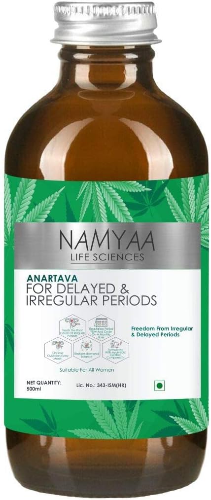 AZAZ Namyaa Anartava - για Καθυστερημένες και Ακανόνιστες Περίοδοι ml, Λευκό, 500 Mililitre