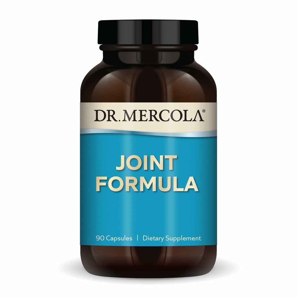 Dr. Mercola Joint Formula - Υποστήριξη κοινής άνεσης και κινητικότητας - από φυσικό μεμβράνη με κέλυφος αυγών - Μη-ΓΤΟ & χωρίς γλουτένη - 90 κάψουλες (90 εξυπηρετούν)