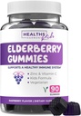 Sambucus Elderberry Gummies for Kids - Kids Immune Support Gummies with Black Elderberry Vitamin C and Zinc for Daily and Seasonal Wellness - Vegan Non-GMO & Lab Επαληθευμένο (3 Μήνες Προσφορά)