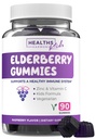 Sambucus Elderberry Gummies for Kids - Kids Immune Support Gummies with Black Elderberry Vitamin C and Zinc for Daily and Seasonal Wellness - Vegan Non-GMO & Lab Επαληθευμένο (3 Μήνες Προσφορά)
