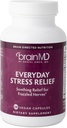 Dr Amen BrainMD Everyday Stress Relief - 120 κάψουλες, πακέτο των 2 - Προώθηση της χαλάρωσης & εστίασης - Μη-Νύχτα - Χωρίς γλουτένη - 60 Σύνολο Υπηρεσίες