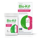 Bio K+ Υγεία των γυναικών – Προβιοτικό συμπλήρωμα για τις γυναίκες υποστηρίζει Κολπική & ουρική τραχεία υγεία με 2 δισεκατομμύρια CFU 2 Strains, Κολπικά προβιοτικά για τις γυναίκες – 30 κάψουλες