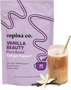 Copina Co. Vanilla Beauty Vegan Collagen Booster Creamer: Plant Based Collagen Support Smoothie Drink Vegan Creamy Blend 