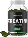 Χωρίς ζάχαρη Creatine 5g για άνδρες και γυναίκες - Μασώμενα Creatine Monohydrate Gummies Μέγεθος κατασκευής με L-Θεανίνη & Βιταμίνη B12 5000mg Bodybuilding Building Strength Muscle - Προ-Εκπαιδευτική ανάπτυξη