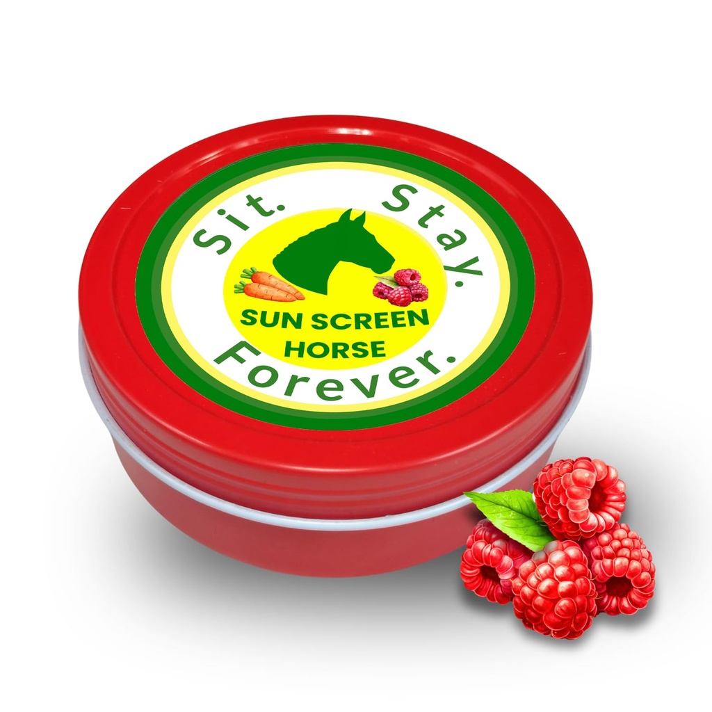 Sit Stay Forever Organic Sunscreen & Moisturizer για άλογα, αντηλιακό, προστασία από τον ήλιο για μύτη και ευαίσθητο δέρμα, αντηλιακό για άλογα, ψευδάργυρος δωρεάν, Ιπποειδή αντηλιακό, Equine UV προστασία, 4 oz