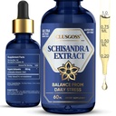 Schisandra Drops, Organic Schisandra Berry Supplement for Mood Support & Liver Health, Stress & Fatigue Relief, Alcohol and Sugar Free, Vegan