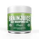 Συμπλήρωμα υποστήριξης εγκεφάλου BrainJuice Nootropics, χωρίς γλουτένη σκόνη για την ενέργεια και την εστίαση, μείγμα ποτών με L Theanine, Alpha GPC, Βιταμίνη Β, Βιολογικό Πράσινο εκχύλισμα τσαγιού καφεΐνη, Classic, 15 εξυπηρετούν