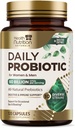 Probiotics 60 Δισεκατομμύρια CFU + 10 Strains - Καθημερινή Προβιοτική Lactobacillus Blend για την ανοσοποίηση, Digestive & Gut Health Support, Prebiotics and Probiotics, Gas & Bloating για γυναίκες & άνδρες - 120 κάψουλες