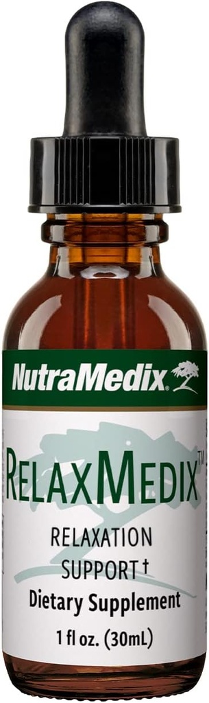 NutraMedix RelaxMedix Drops - Rest and Relaxation Support Supplement with Samento Cat's Claw and Valerian Root Extract - Βάμμα για την υποστήριξη του ανοσοποιητικού συστήματος (1oz / 30ml)