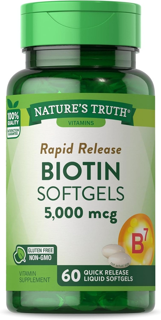 Nature's Truth Biotin 5000mcg 