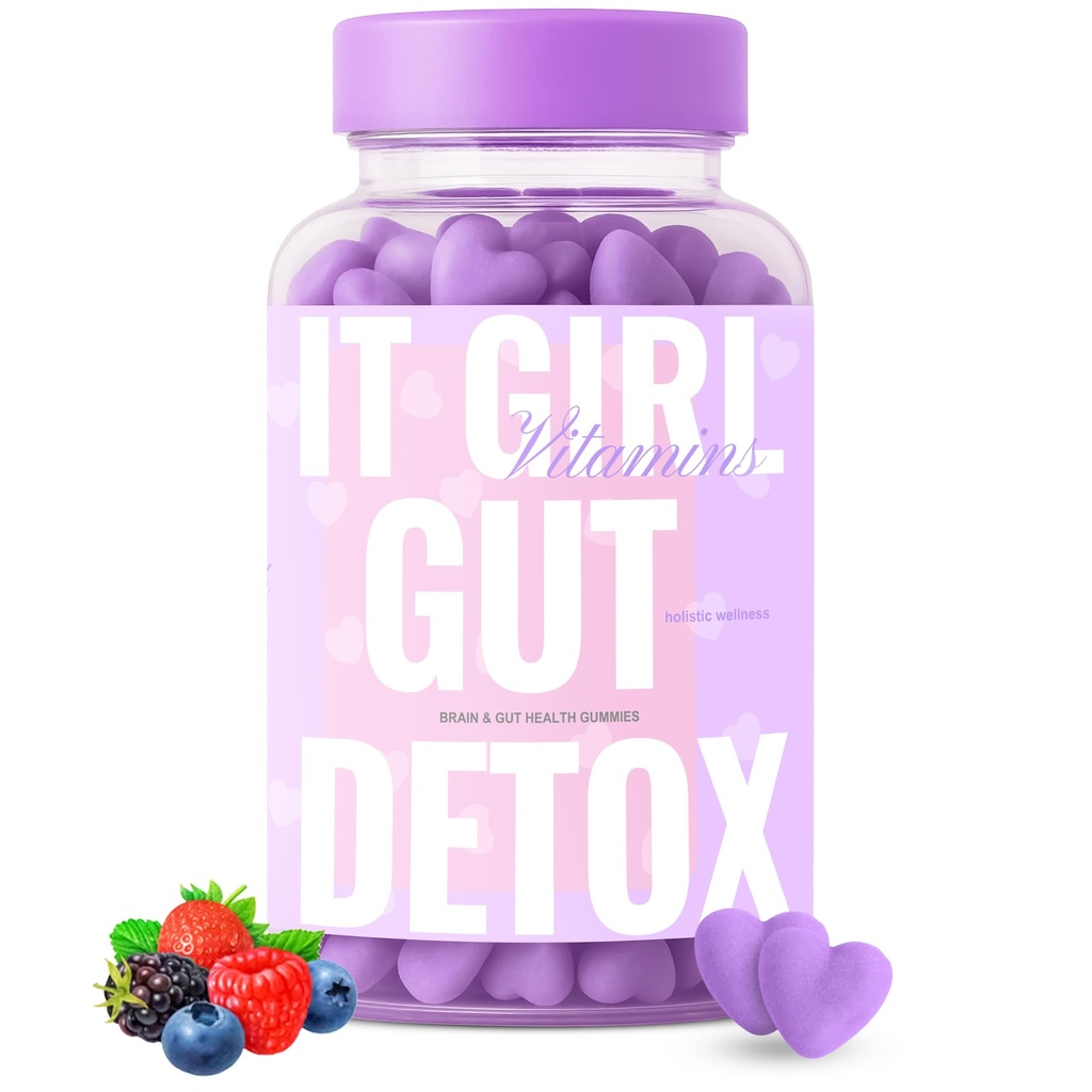 Gummies για την υγεία των γυναικών - Daily Detox + Superfoods, Probiotics 6Bill CFUs, Digestive Enzymes, Bloating Relief, Μεταβολισμός, απώλεια βάρους, εγκέφαλος, mood, ορμονική ισορροπία, ομορφιά, Vegan, Kosher, 60ct