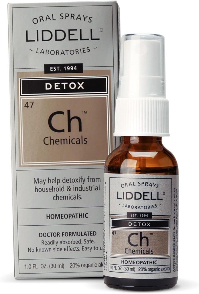 Liddell Ομοιοπαθητικό Χημικό Spray Detox, 1 Ουγγιά υγρού