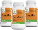 Terry φυσικά CuraMed 750 mg - Αντιοξειδωτικό συμπλήρωμα για τον εγκέφαλο και την καρδιά υγεία - συμπλήρωμα με υψηλής ισχύος Curcumin Complex - Νεφροί, ήπαρ και ανοσοποιητική υποστήριξη - 120 Softgels (πακέτο των 3)