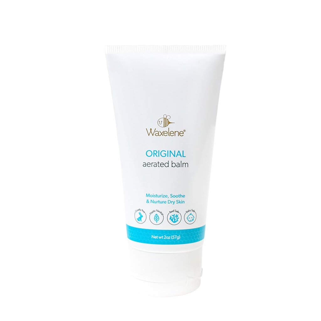 Waxelene πολλαπλών χρήσεων Aintment Travel Tube, Organic Aerated Balm the Petroleum Jelly Alternative Soothing Botanical Eczema Dry Skin Face Moisturizer