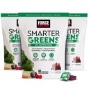 FORCE FACTOR Smarter Greens Superfood Chews, 3-Pack, Greens και Superfoods με Προβιοτικά, Αντιοξειδωτικά, και Fiber, Greens συμπλήρωμα για την υποστήριξη Digestion, Nitric Oxide, και Ενέργεια, 180 Chews