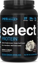 PEScience Select Protein Powder, Whey and Casein Blend, Clean Protein Powder for Women and Men, Low Calorie, Low Carb, Keto Friendly, Gluten Free - Cookies and Cream - 27 Σερβιέτες