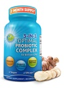 Probiotics with Digestive Enzymes and Prebiotic for Women and Men - 3-in-1 Vegan Probiotic Multi Enzyme Complex for Gut Health - Μέγιστες Απορρόφηση Καθυστερημένες κάψουλες