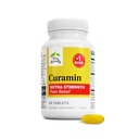 Terry Φυσικά Curamin Extra Strength - Curcumin & Boswellia συμπλήρωμα για την υποστήριξη της υγιεινής κυκλοφορίας - Turmeric συμπλήρωμα για την υποστήριξη αρθρώσεων, μυϊκής υγείας & ενδορφίνης Παραγωγή - 30 δισκία