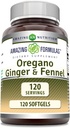 Amazing Formulas Oregano Oil με Ginger & μάραθο συμπλήρωμα 