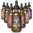 Viking Revolution Sweet Tobacco Beard Oil for Men - Natural Mens Beard Oil with Argan Oil and Jojoba Oil - Beard Αποσκληρυντής, Ενισχύει και Ενυδατώνει - Beard Conditioner for Men (Sweet Tobacco,1Pack)