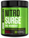 Jacked Factory NITROSURGE Preworkout Supplement - Ατελείωτη Ενέργεια, Άμεση Ενίσχυση Κερδίζει, Καθαρή Εστίαση και Έντονες Αντλίες - ΟΧΙ Booster & Ισχυρή Preworkout Energy Powder - 30 Υπηρεσίες, Μαύρο Τσέρι
