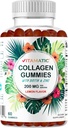 Vitamatic Hydrolyzed Collagen Gummies with Vitamin C, Zinc and Biotin, 200 mg - Υγιεινή υποστήριξη του δέρματος - 60 Gummies