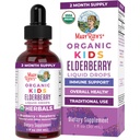 MaryRuth Organics USDA Organic Elderberry Liquid Drops for Kids 
