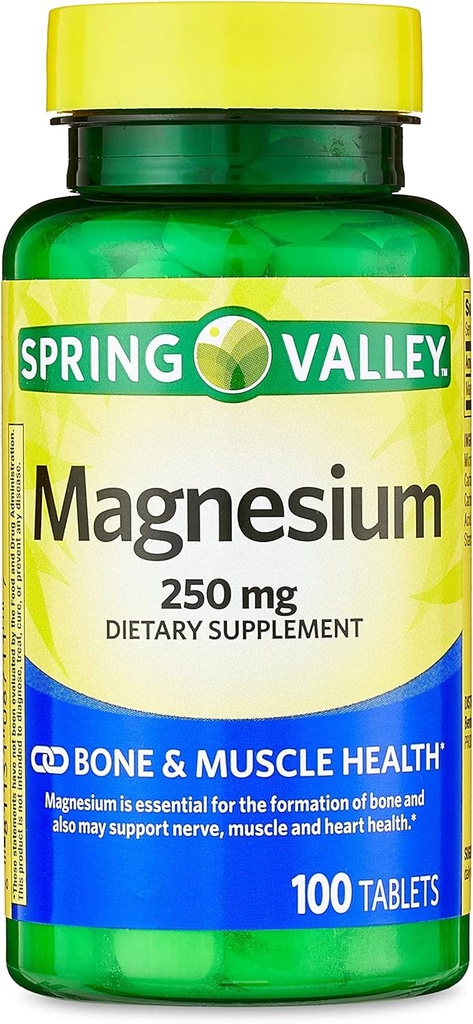 jogi Magnesium Tablets Συμπλήρωμα διατροφής, 250 mg, χορτοφαγική φόρμουλα100 Count
