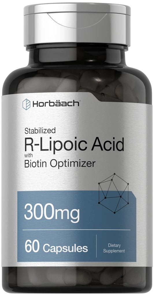 Horbäach Σταθεροποιημένο R-Lipoic Acid 300mg 